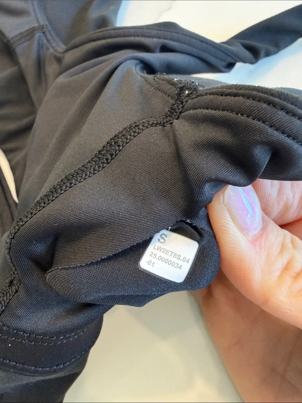 lululemon athletica Nulu Twist Front Black Scoop Neck Sports Bra